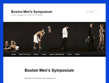 Tablet Screenshot of bostonmenssymposium.com